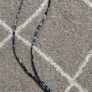 Vera Bradley Black and White lanyard